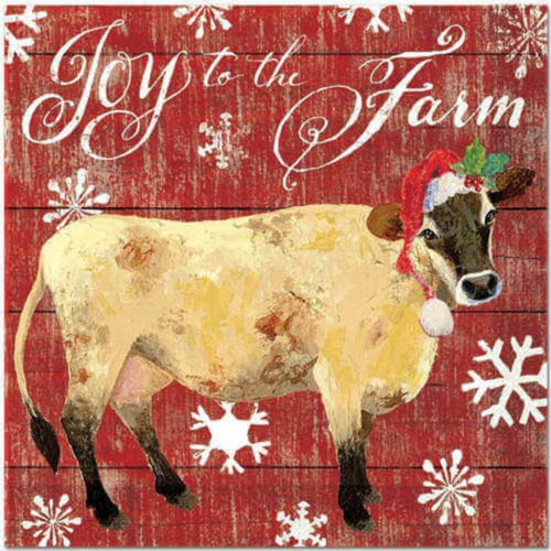 Punch Studio Joy The Farm Luncheon Napkins
