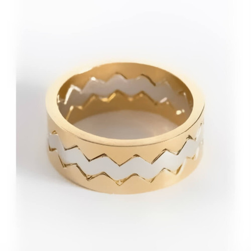 Jolie Stackable Ring, Brass