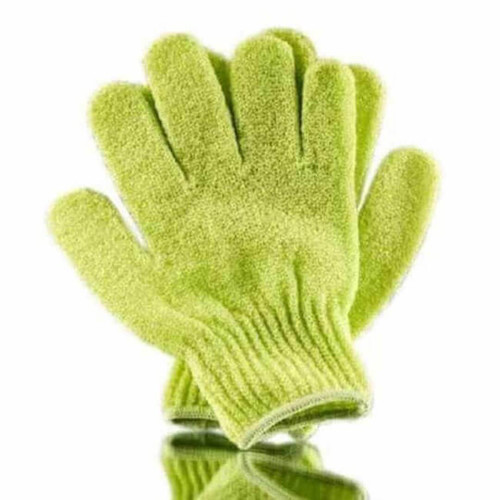 Exfoliating Bathing Gloves, Celery 