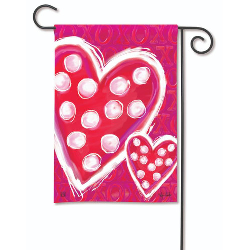 BreezeArt Valentine Wishes Garden Flag
