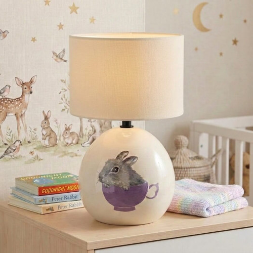 Ceramic Nursery Table Lamp - Bunny