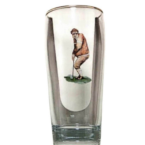 Richard E. Bishop Angus and Winnie Beer Glasses, Set of 2