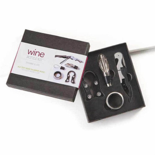 Gift Craft 4 Piece Wine Opener Set Gift Craft 4 Piece Wine Opener Set