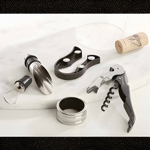Gift Craft 4 Piece Wine Opener Set Gift Craft 4 Piece Wine Opener Set