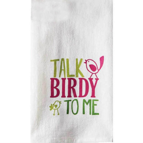 Studio M Talk Birdy to Me Flour Sack Towel 
