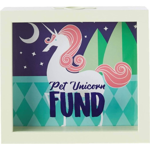 Boston Warehouse Lil' Bit Coin Bank, Pet Unicorn Fund