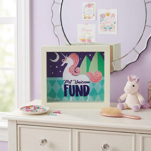 Boston Warehouse Lil' Bit Coin Bank, Unicorn