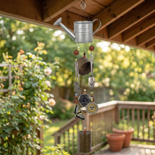 Sunset Vista Designs Watering Can 35" Wind Chime