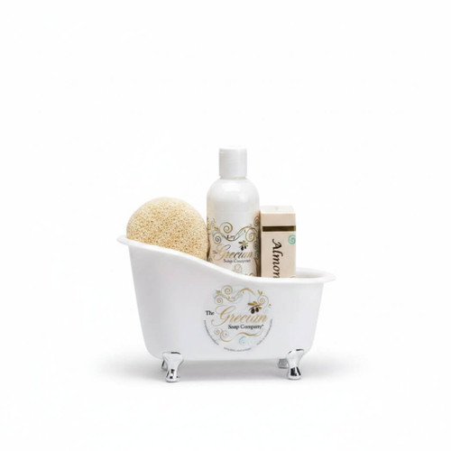 The Grecian Soap Co Bath Tub Lotion and Soap Gift Set, Aegean Sea
