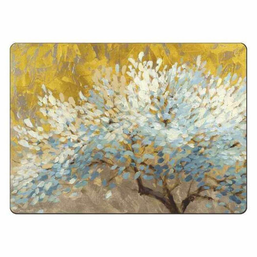 Cala Home Hardboard Cork-Back Placemats, Thousand Lifetimes, Set of 4 