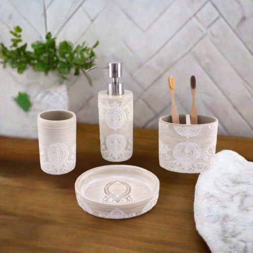 Frisian 4 Piece Bathroom Accessory Set