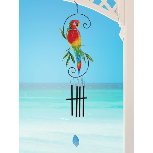 Sunset Vista Designs Parrot Wind Chime Sunset Vista Designs Parrot Wind Chime