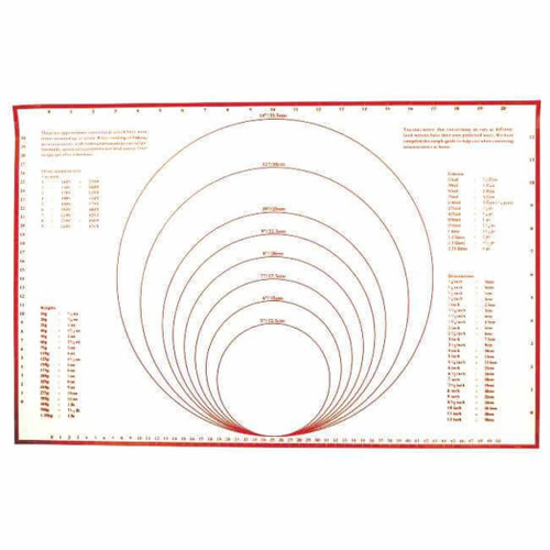 Fox Run Silicone Pastry/Baking Mat with Measures  Fox Run Silicone Pastry/Baking Mat with Measures