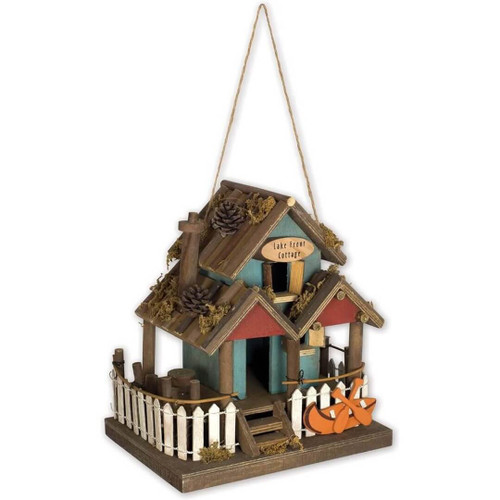 Sunset Vista Lake Front Cottage Birdhouse