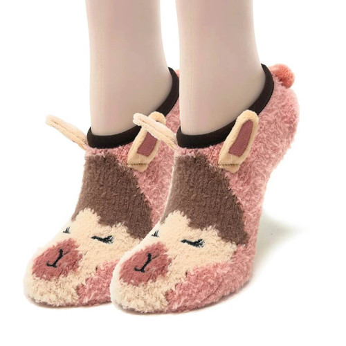 Oooh Yeah Mary Jane Slipper Socks, Llama Bok