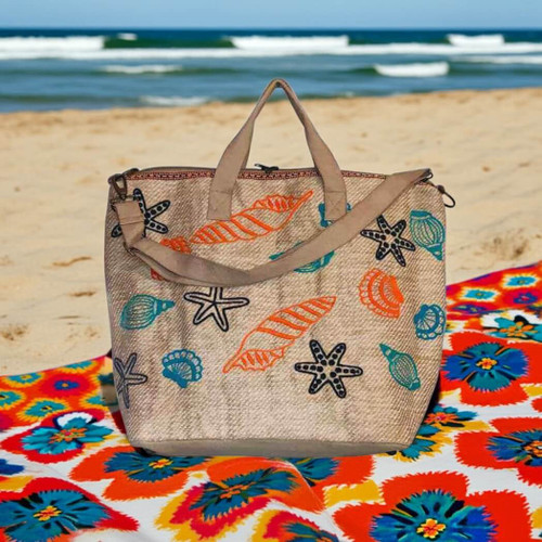 Chloe & Lex Sea Life Traveler Tote Bag