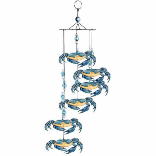 Sunset Vista Designs Seaside by Kathy Hatch Blue Crab Wind Chime