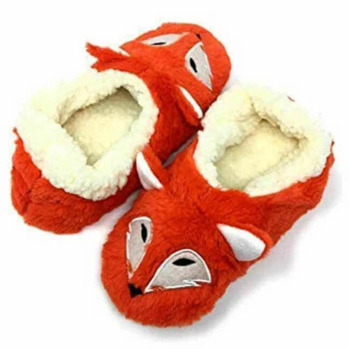 Oooh Yeah, Oooh Geez Foxy Sherpa Women's Fluffy Animal Slippers