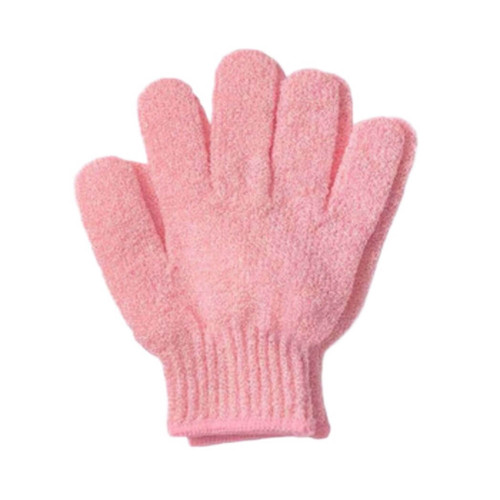 Spa Sister Exfoliating Bathing Gloves, Pink