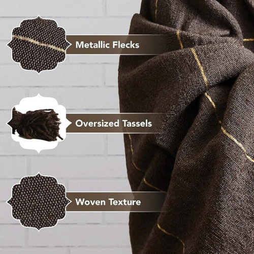 Verve Culture Moroccan Blanket, Brown