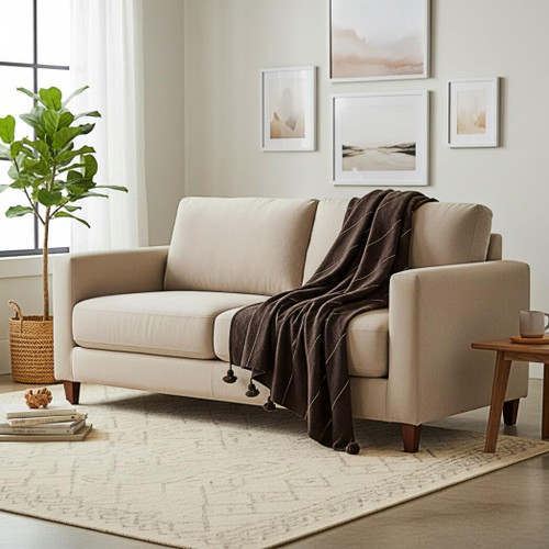 Verve Culture Moroccan Blanket, Brown