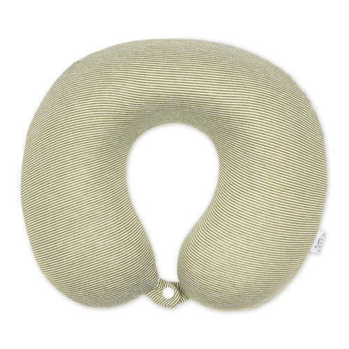Bucky Memory Foam Neck Pillow - Olive Stripe