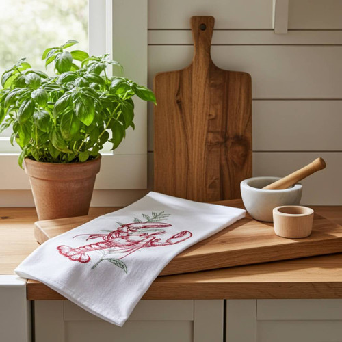 C&F Home Lobster Embroidered Flour Sack Kitchen Towel C&F Home Lobster Embroidered Flour Sack Kitchen Towel