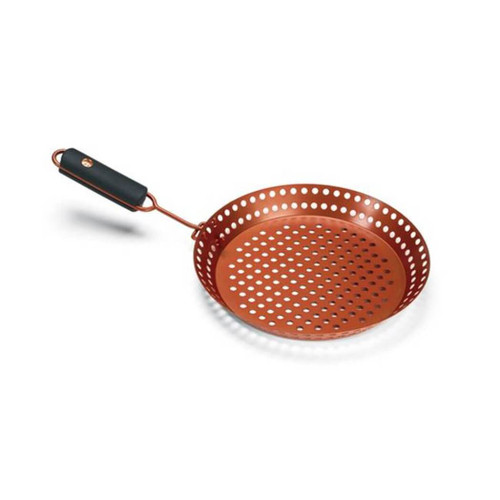 Outset Grill Skillet with Removable Soft-Grip Handle, Copper Non-Stick  Outset Grill Skillet with Removable Soft-Grip Handle, Copper Non-Stick