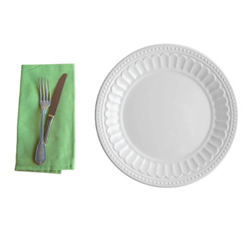  Supreme Housewares Beaded Chateau 11" Melamine Dinner Plate