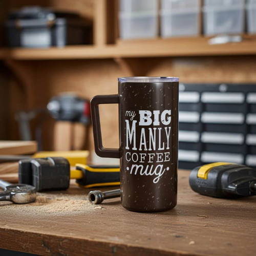 Cantini 20-oz Stainless Steel Insulated Travel Mug Big Manly