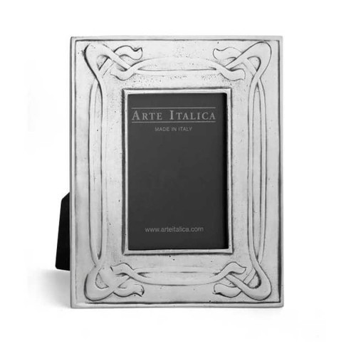 Arte Italica Liberty Rectangular Pewter Frame, Small