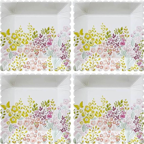 C.R. Gibson Paper Dinner Plates, Watercolor Garden C.R. Gibson Paper Dinner Plates, Watercolor Garden