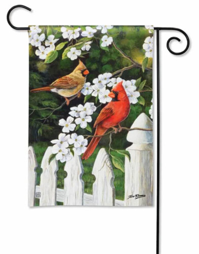 Studio M BreezeArt Garden Flag, Dogwood Cardinals 