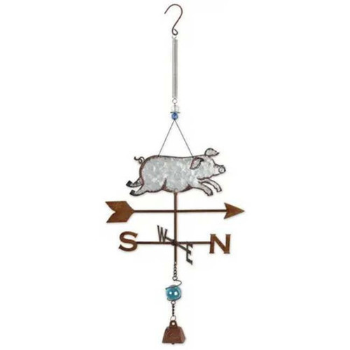 Sunset Vista Designs Pig Bouncy with Mini Cow Bell