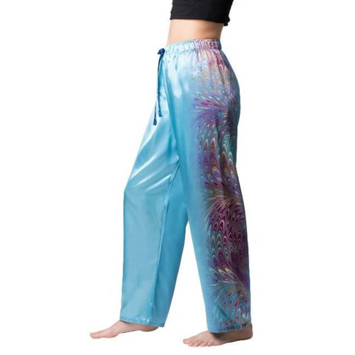 Laurel Burch by Galleria Women's Pajama Pants,  Unicorn Hair, Blue Laurel Burch by Galleria Women's Pajama Pants,  Unicorn Hair, Blue