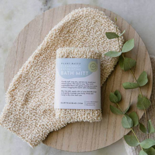 Earth Ahead Ramie Cleansing & Exfoliating Bath Shower Mitt