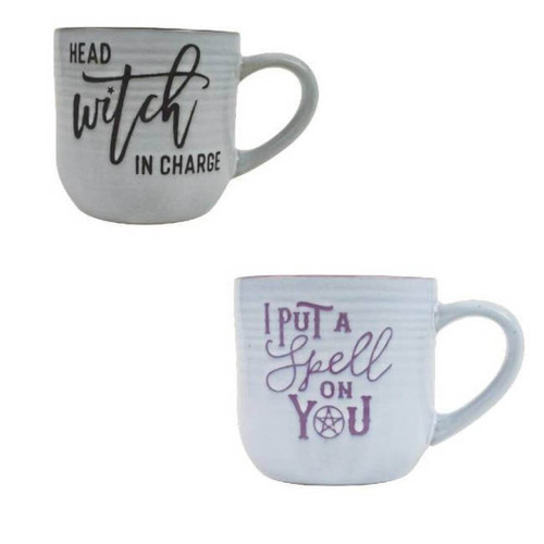 Boston Warehouse 18-Oz Mug Witch In Charge, Set of 2 