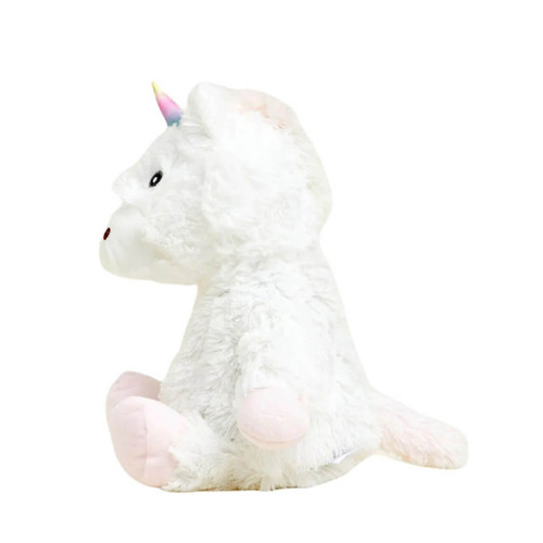 Warmies White Unicorn Heatable Plush Scented Stuffed Animal