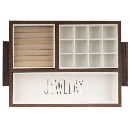 Rae Dunn “Jewelry” Dark Wooden Jewelry Box Rae Dunn “Jewelry” Dark Wooden Jewelry Box