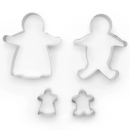 Fox Run Gingerbread Family Cookie Cutters 4pc Set Fox Run Gingerbread Family Cookie Cutters 4pc Set