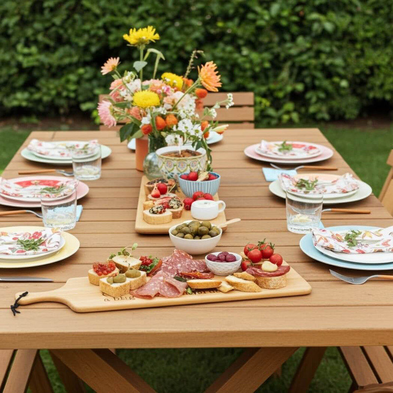 At Your Service 30" Long Charcuterie Serving Board