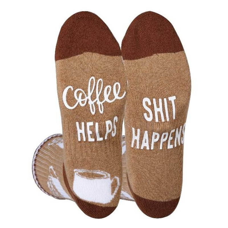Oooh Yeah Socks, Shit Happens Athletic Crew Socks 