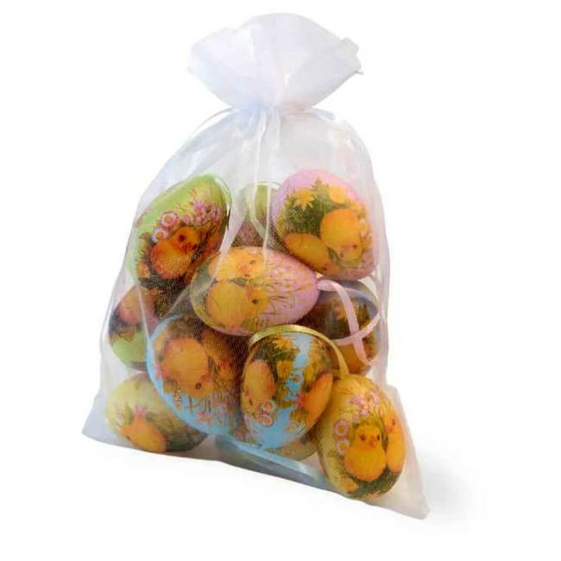 Boston International Chicks Paper Eggs, Bag of 12