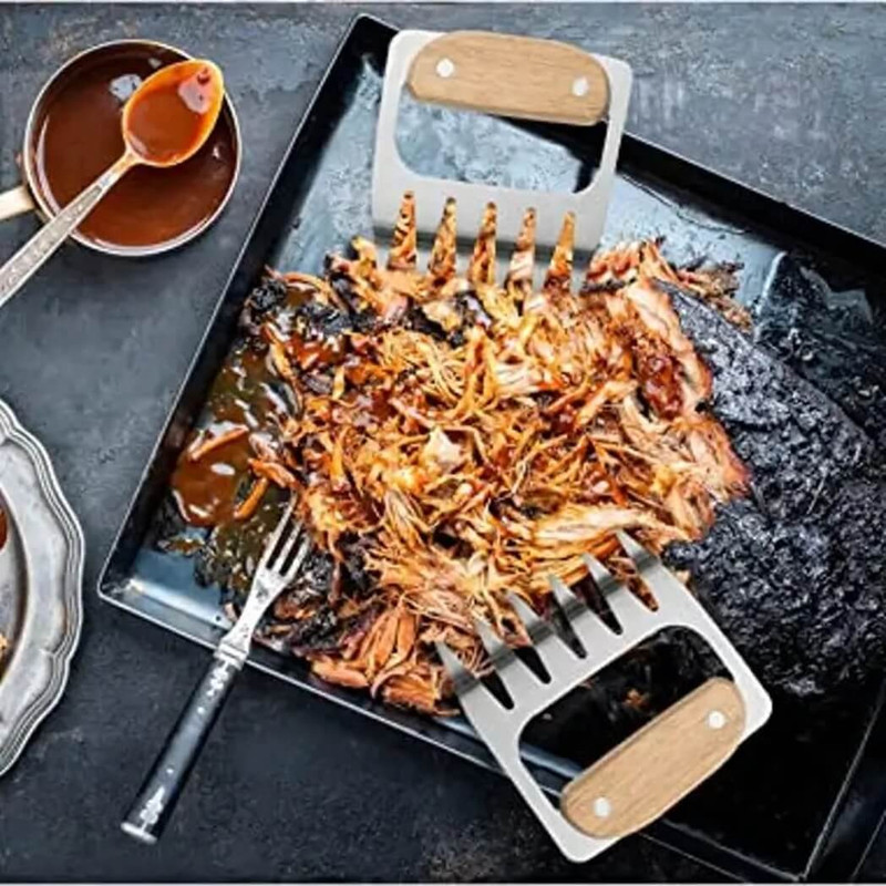 Outset Stainless Steel Meat Shredding Bear Claws