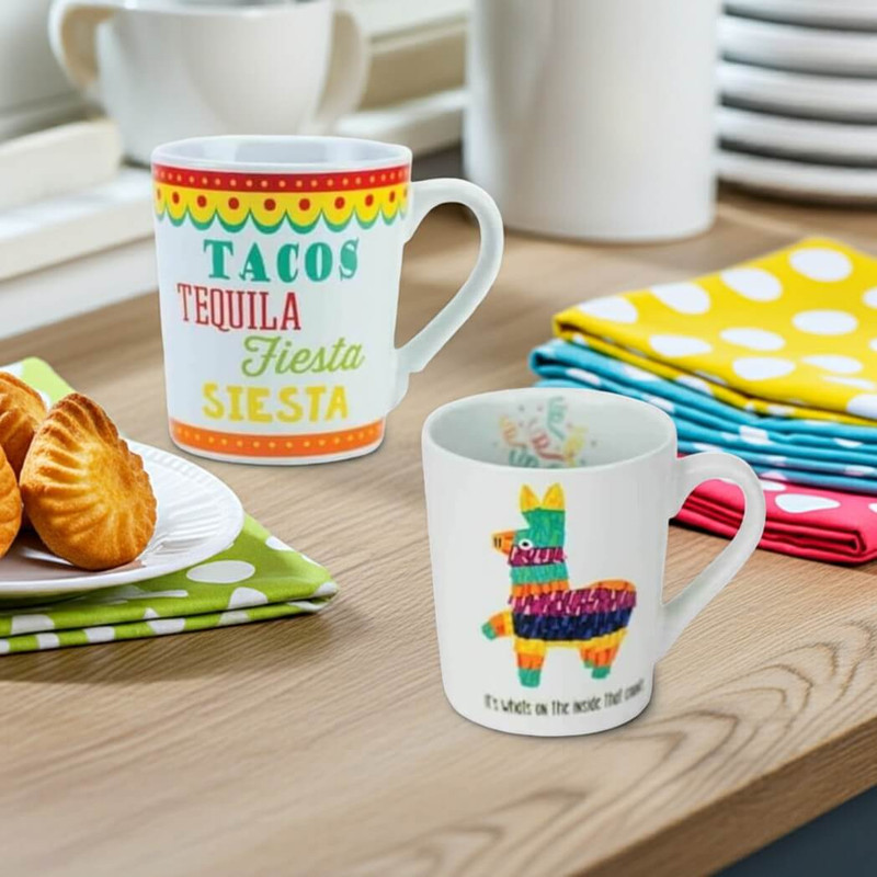 Boston Warehouse 22-oz Taco Tuesday Mugs Boston Warehouse 22-oz Taco Tuesday Mugs