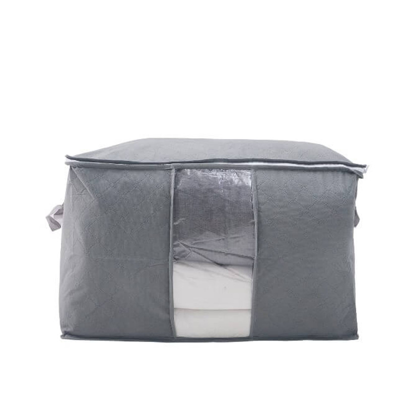 Periea 'Alma' Clothes & Bedding Zip Top Storage Bags - Grey
