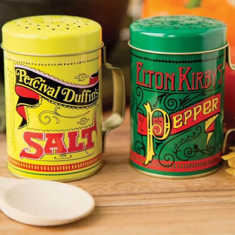 Fox Run 4" Salt and Pepper Shaker Set, Nostalgic