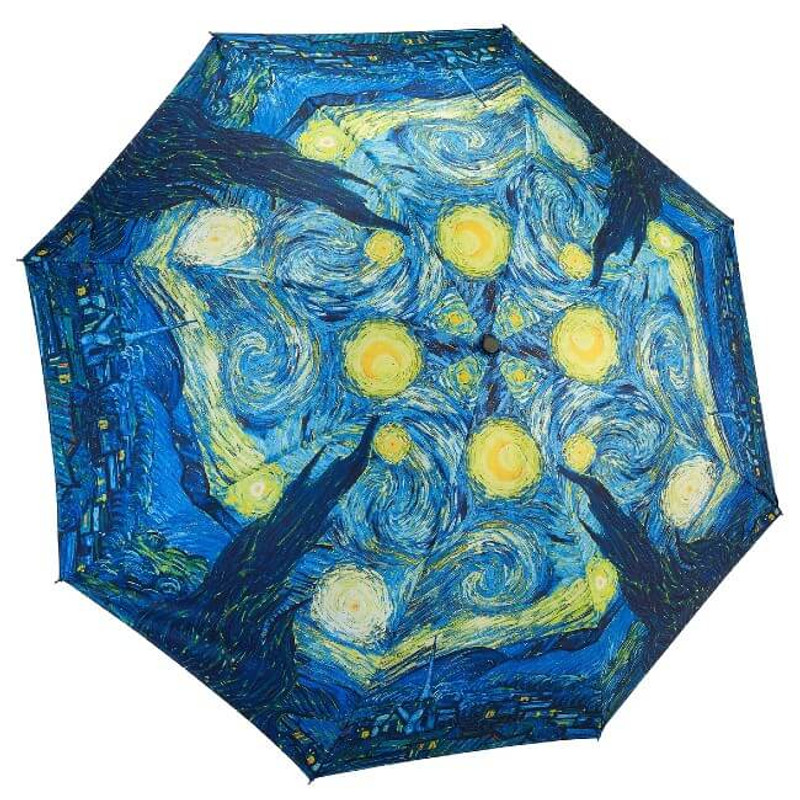 Galleria Enterprises Van Gogh Starry Night Folding Umbrella
