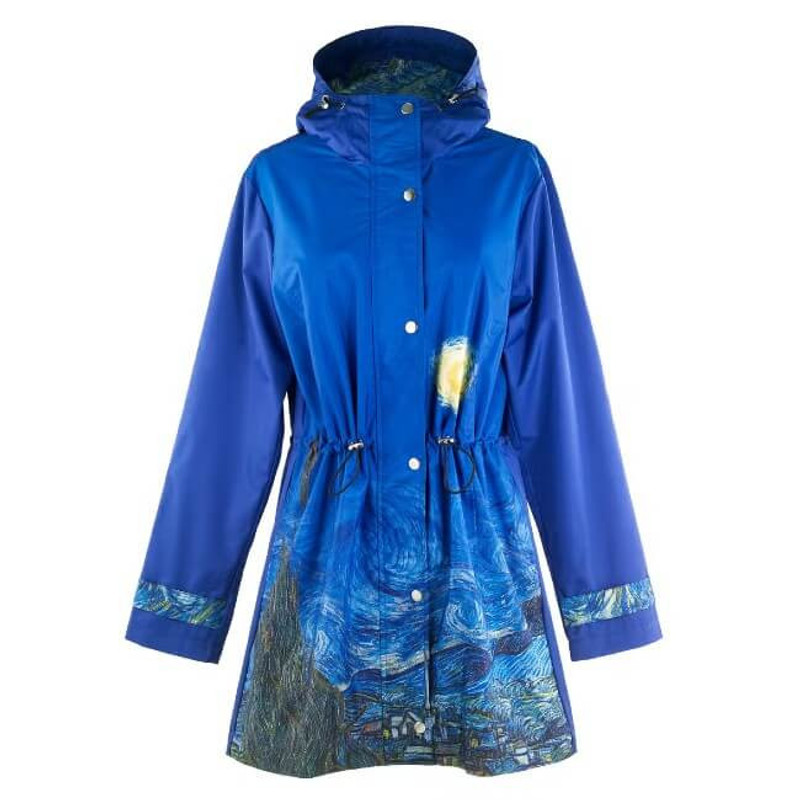 Galleria Raincoat Van Gogh Starry Night