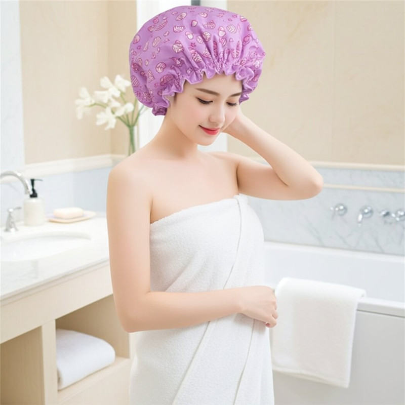 Gal Pal Bouffant Shower Cap, Cupcakes